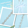 Metal Full Crystal Rhinestone Horse Eye Bridal Waist Belts for Wedding Dress AJEW-WH20080-65C-S-5
