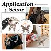 2Pcs Colorful Rhinestones Hollow Butterfly Alloy Pendant Keychain KEYC-HY0001-14-7