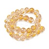 Luminous Handmade Enamel Gold Sand Glass Beads Strands LAMP-U004-08E-3