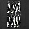 304 Stainless Steel Charm Bracelets for Women BJEW-C098-14P-3