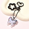 Acrylic Butterfly Pendant Decoration HJEW-YW00058-03-1