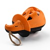 Halloween Resin LED Pumpkin Jack-O'-Lantern Light AJEW-Z004-02B-3