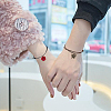 100Pcs 5 Colors Waxed Polyester Cord Bracelets Making BJEW-DR00002-6