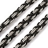 201 Stainless Steel Byzantine Chains SA-E001-14BP-03-1