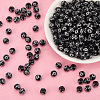 500Pcs Plating Acrylic Beads PACR-SP0001-09C-6