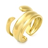 304 Stainless Steel Wide Open Cuff Rings for Women LS-RJEW-Z043-01D-1