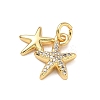 Brass Micro Pave Cubic Zirconia Pendants KK-D426-25D-G-2