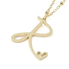 304 Stainless Steel Pendant Necklaces LS-NJEW-H029-02G-R-1