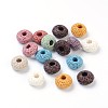 Lava Rock Gemstone European Beads GGDA007-1