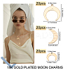 60Pcs 3 Style Brass Pendants KK-BBC0001-32-2