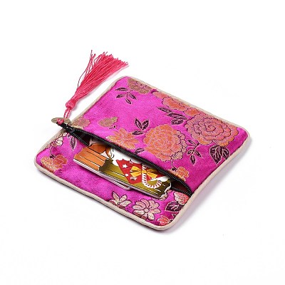 Mixed Square Cloth Zip Pouches ABAG-F001-01-1