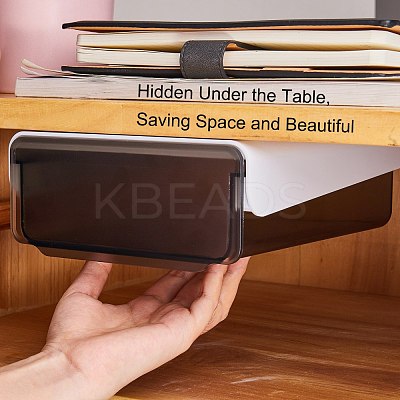 2 Colors Plastic Under Desk Storage AJEW-SZ0001-16A-1