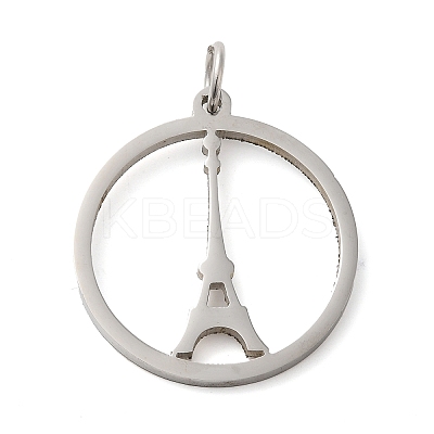 Non-Tarnish 304 Stainless Steel Pendants STAS-C086-05E-P-1