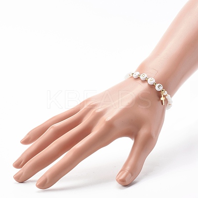Glass Beads Stretch Bracelets BJEW-JB06577-02-1