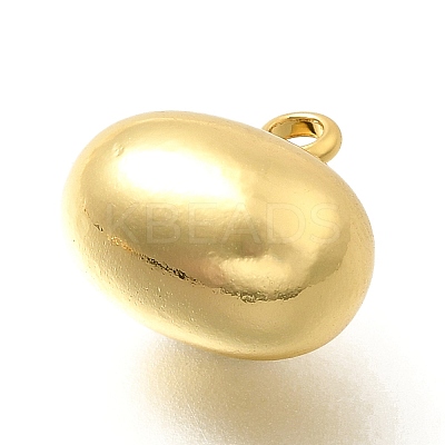 Brass Oval Charms KK-S508-02G-1