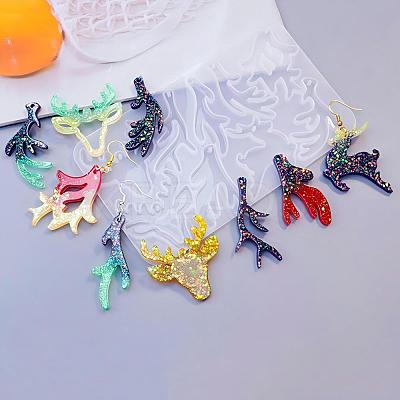 Christmas Pendants DIY Silicone Mold DIY-K073-19C-1