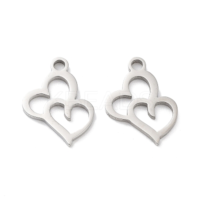 Non-Tarnish 316 Surgical Stainless Steel Charms STAS-Q314-21P-1