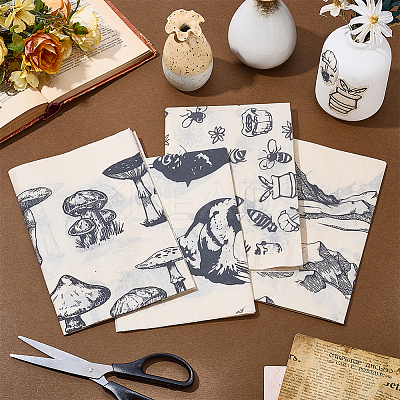 4Sheets 4 Styles Paper Ceramic Decals DIY-OC0014-68-1