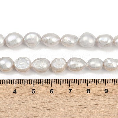 Natural Cultured Freshwater Pearl Beads Strands PEAR-P064-20K-03E-1