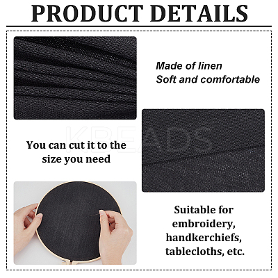 Linen Fabric DIY-WH0430-153A-07-1