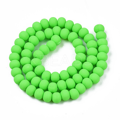 Handmade Polymer Clay Beads Strands CLAY-N008-053-07-1