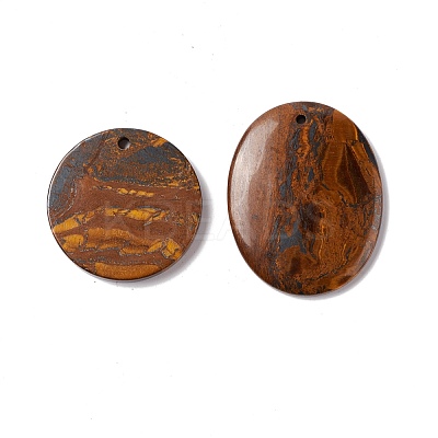 Natural Tiger Iron Pendants G-B030-29-1