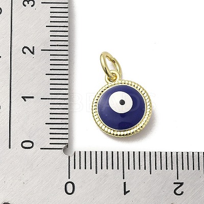 Brass Enamel Charms KK-E092-14G-08-1