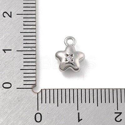 Brass Micro Pave Cubic Zirconia Pendants KK-D283-19P-1