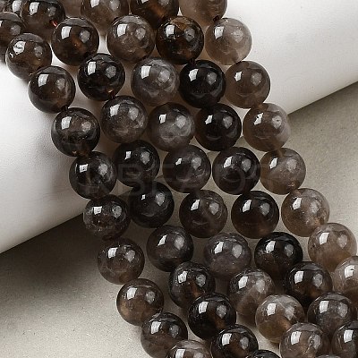 Natural Smoky Quartz Beads Strands G-B167-A09-4mm-1