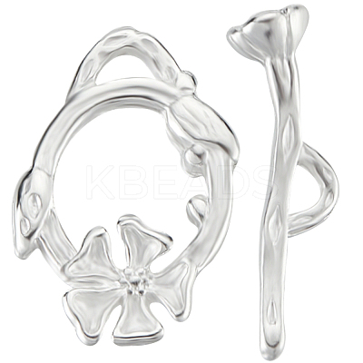 10Pcs Eco-friendly Brass Toggle Clasps KK-BBC0009-94-1