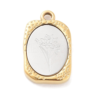 304 Stainless Steel Pendants STAS-F303-B07-1