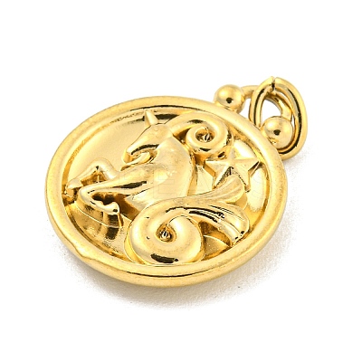 304 Stainless Steel Pendants Rhinestone Settings LS-STAS-O009-01J-G-1