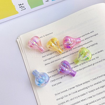 Opaque Acrylic Bead X-OACR-H028-C02-1