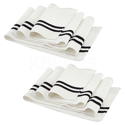 2Pcs 95% Cotton & 5% Elastic Fiber Ribbing Fabric for Cuffs FIND-BC0004-45B-1