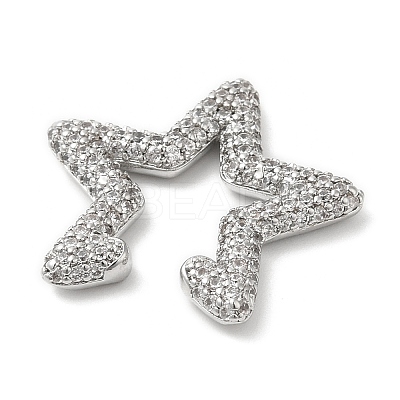Crystal Rhinestone Star Cuff Earrings EJEW-D059-06P-02-1
