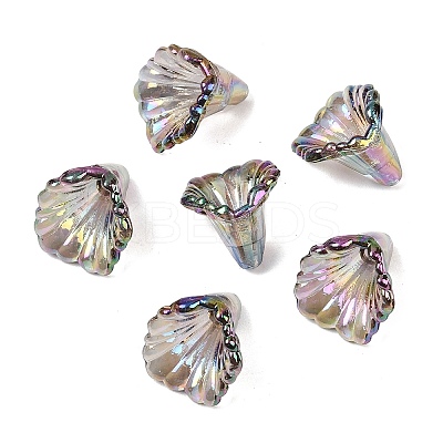 Transparent Acrylic Bead Caps OACR-G054-03I-1