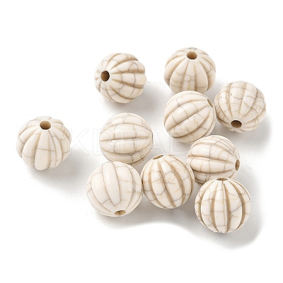Synthetic Howlite Beads G-V001-001G-1