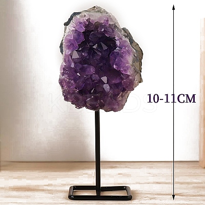 Natural Amethyst Display Decoration DJEW-C021-02A-1