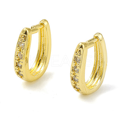 Rack Plating Brass Pave Cubic Zirconia Snap on Bails X-KK-G464-11G-04-1