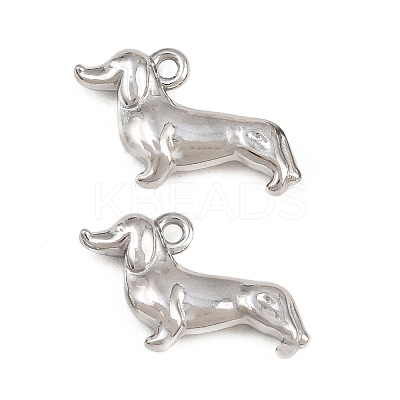 304 Stainless Steel Pendants STAS-L022-590P-1