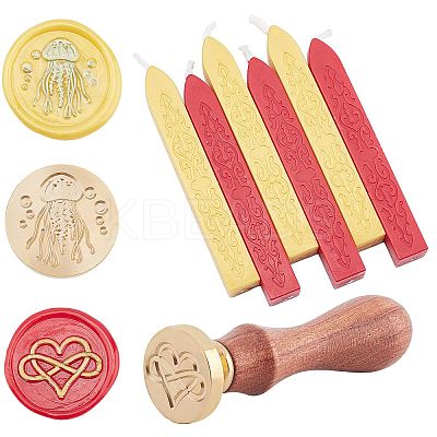 DIY Wax Seal Stamp Kits DIY-CP0002-59E-1
