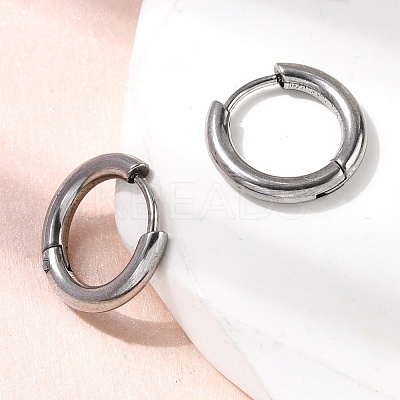 316F Stainless Steel Hoop Earrings EJEW-D341-01G-P-1