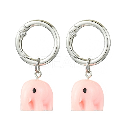 12Pcs 6 Style Animal Resin Pendant Shoe Charms HJEW-DR00001-1