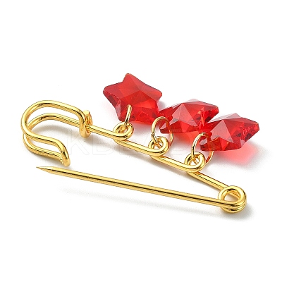 Golden Iron Brooches JEWB-BR00119-1