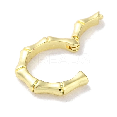Rack Plating Brass Twister Clasps KK-Z039-34G-1