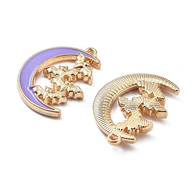 Alloy Enamel Pendants ENAM-S022-02A-1