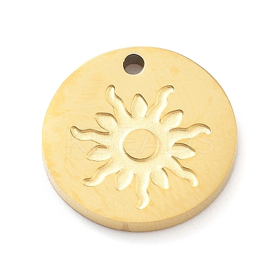304 Stainless Steel Charms STAS-I327-01G-02-1