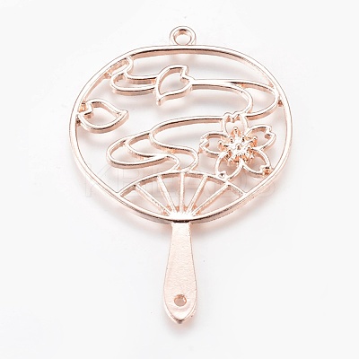 Zinc Alloy Links X-PALLOY-WH0036-02RG-1