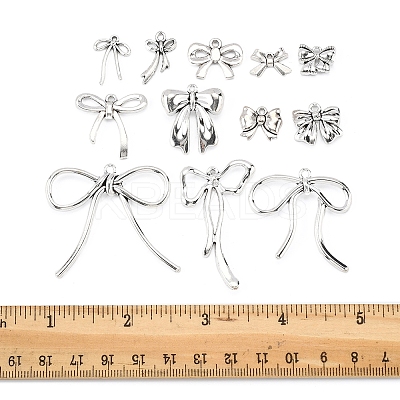 80Pcs 16 Styles Tibetan Style Alloy Pendants TIBEP-FS0001-31-1