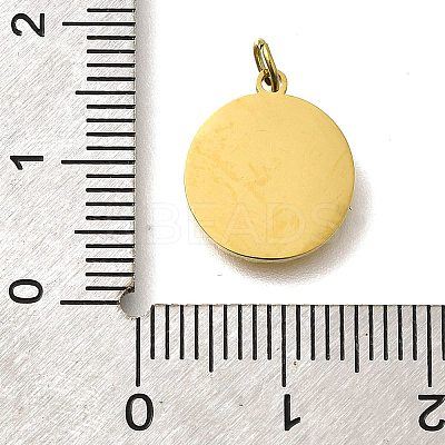 304 Stainless Steel Enamel Charms STAS-R153-09G-01-1